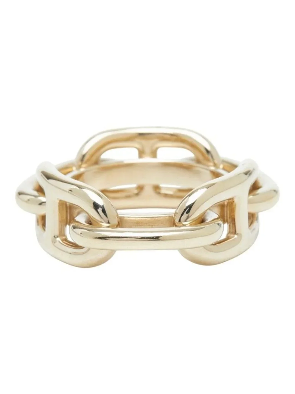 Hermes Chaine D'ancre Scarf Ring Gold Plated
